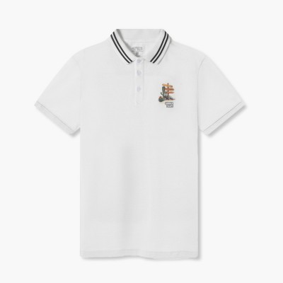 ÁO POLO REGULAR GO FURTHER PO062 MÀU TRẮNG