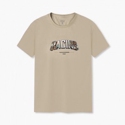 ÁO THUN REGULAR RACING AT084 MÀU BE