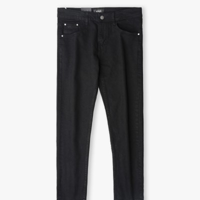 QUẦN JEANS THÊU LOGO QJ038 MÀU ĐEN