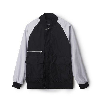 ÁO KHOÁC REGULAR 2 POCKET AK026 MÀU ĐEN