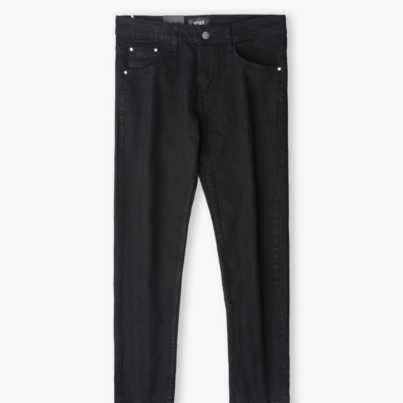 QUẦN JEANS THÊU LOGO QJ038 MÀU ĐEN