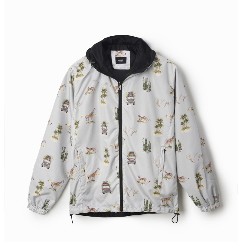 ÁO KHOÁC DÙ REGULAR SUMMER PATTERN AK029 MÀU ĐEN